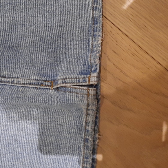 Billabong Distressed Jean Skirt Sz 29 - Picture 4 of 8